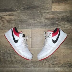 Size 8.5 - Air Jordan 1 Low White University Red